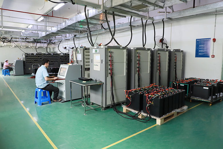 Battery Modules Manufacturing Process - Aging Testing